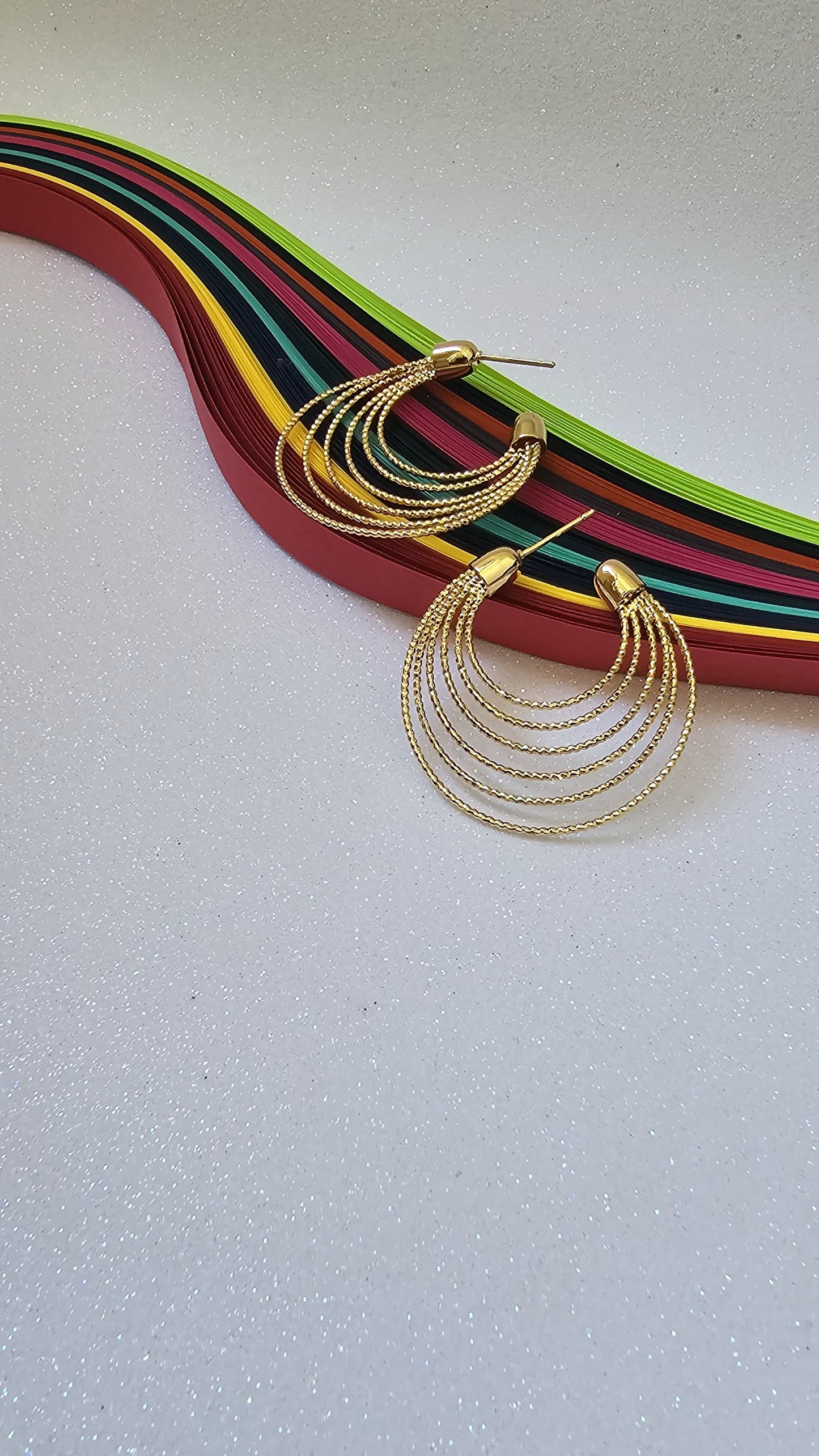 MULTI LAYERED HOOP EARRINGS