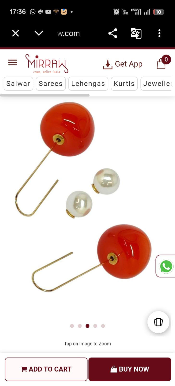 Cherry earrings