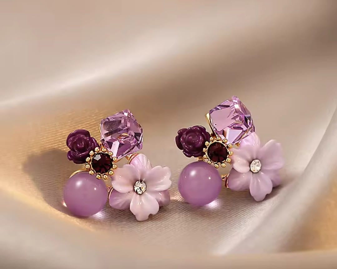 Princess purple stud