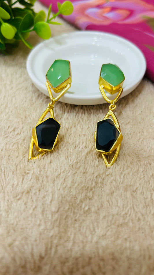 TIYA GREEN DANGLER