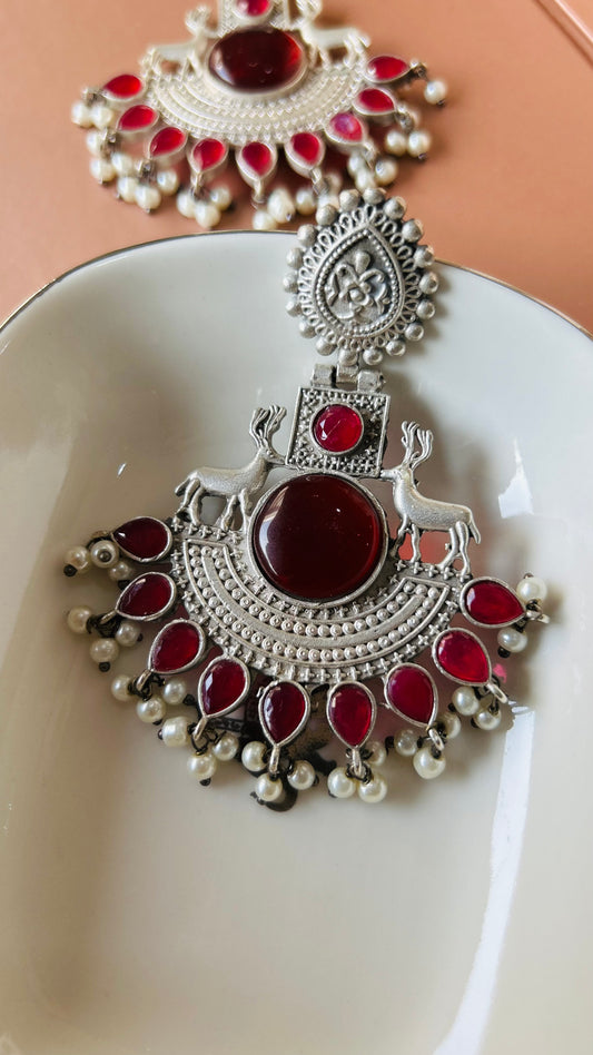 Ziya chandbali earrings