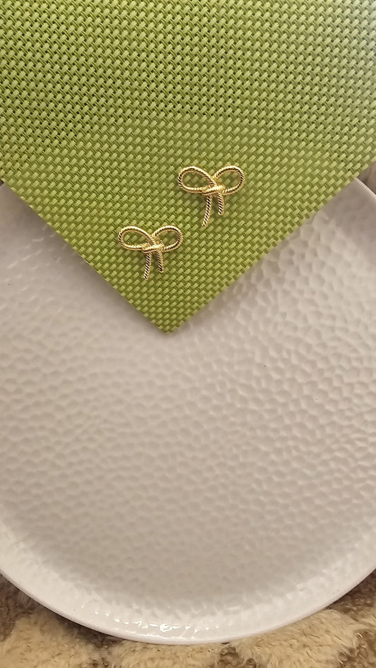 BLING BLOGGER BOW EARRINGS
